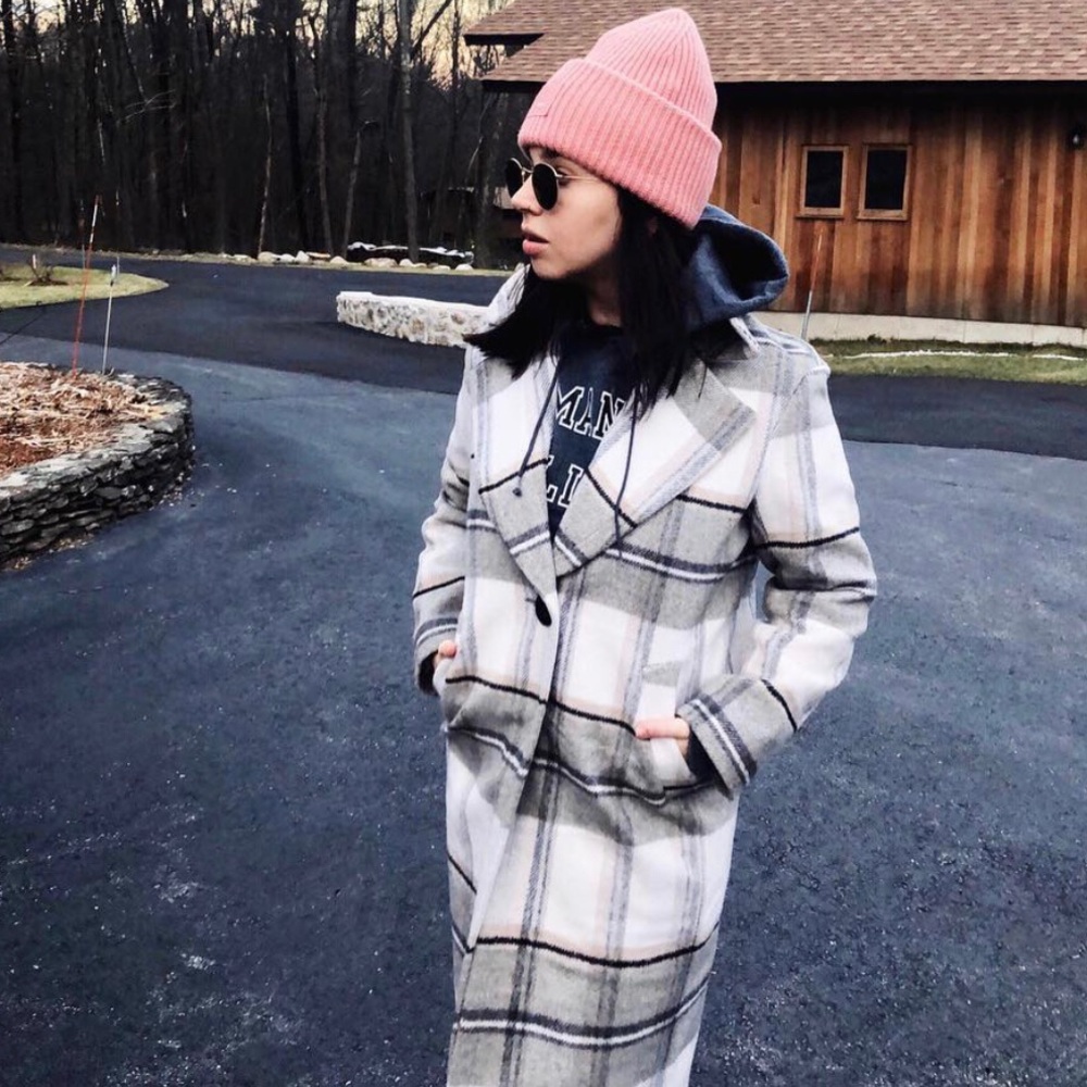 Kensie plaid coat